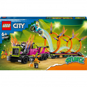 LEGO City 60357 Tahač s ohnivými kruhy