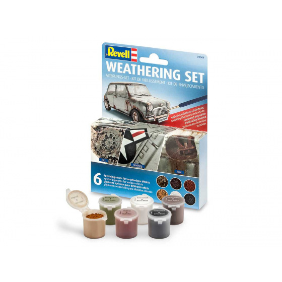 Revell Weathering Set 39066 - sada pigmentů (6 druhů)