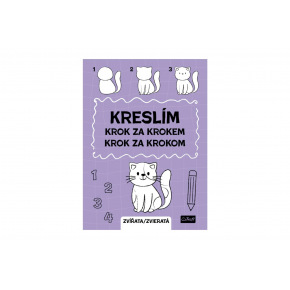 Pracovní sešit Kreslím krok za krokem zvířata 20x27,5cm