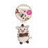 NICI MyMochi prívesok Zebra Stripey 5 cm