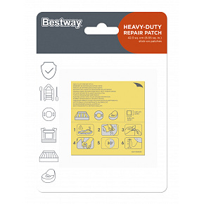 Bestway Zestaw naprawczy do basenów 6,5cm x 6,5cm