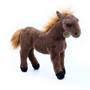 Rappa Pluszowy koń brązowy 29 cm ECO-FRIENDLY
