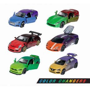 Majorette Car Color Changers, 6 druhov