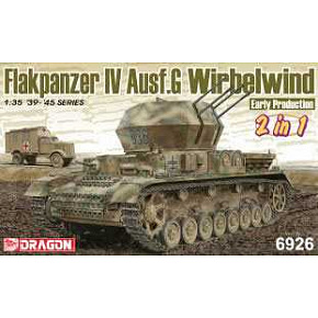 Dragon Model Kit tank 6926 - Flakpanzer IV Ausf.G "Wirbelwind" Early Production (2 in 1) (1:35)