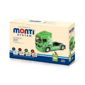 SEVA Stavebnice Monti System MS 53.2 Actros L (zelený) 1:48 v krabici 22x15x6cm