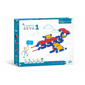 Stavebnice SEVA 1 KLASIK 222 dílků