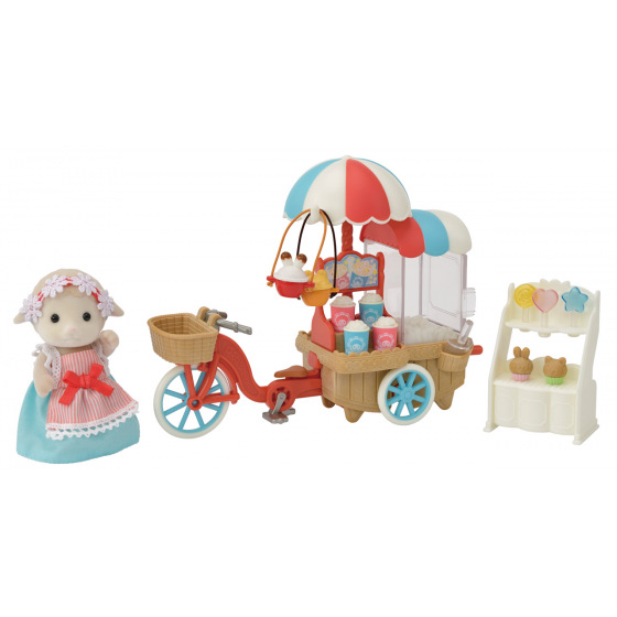 Sylvanian Families 5653 Mobilny sklep z popcornem i owieczkami
