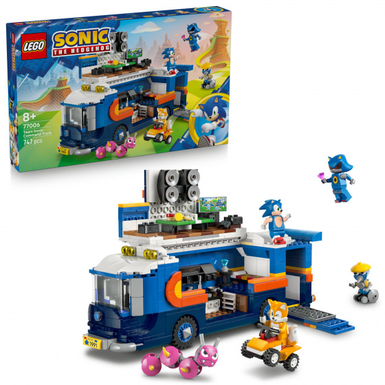 LEGO Sonic the Hedgehog™ 77006 Velitelské vozidlo týmu Sonic