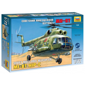 Zvezda Model Kit Helicopter 7230 - Radziecki śmigłowiec MIL MI-8T (1:72)