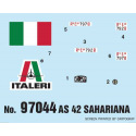 Italeri Model Kit military 97044 - AS 42 Sahariana (1:72)