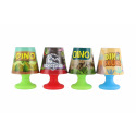 Teddies Mini lampička s dinosaurem na stůl plast 8x11cm na baterie 4 druhy