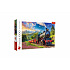 Puzzle Podróż pociągiem 1000 elementów 68,3x48cm w pudełku 40x27x6cm