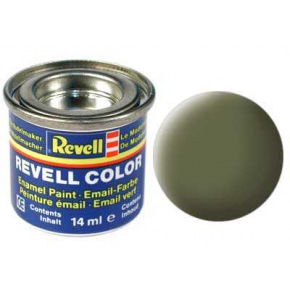 Revell Barva emailová - 32168: matná tmavě zelená (dark green mat RAF)