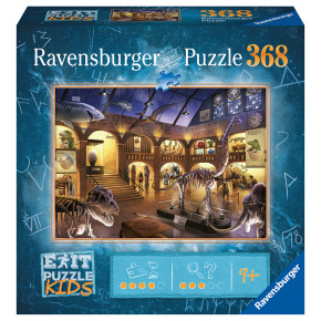 Ravensburger Puzzle Ravensburger Exit KIDS: Noc w muzeum 368 elementów