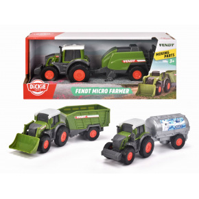 Dickie Traktor Fendt Micro Farmer, 18 cm, 3 rodzaje