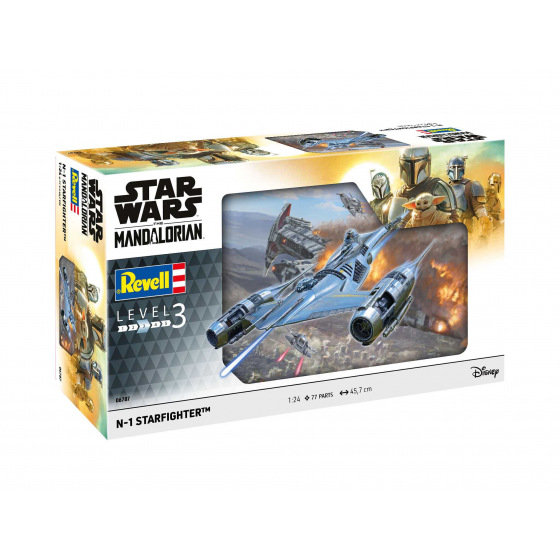 Revell Plastic ModelKit SW 06787 - The Mandalorian: N1 Starfighter (1.24)