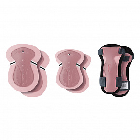GLOBBER Sada chráničů 3v1 PROTECTIVE JUNIOR SET XXS, pastelově růžová