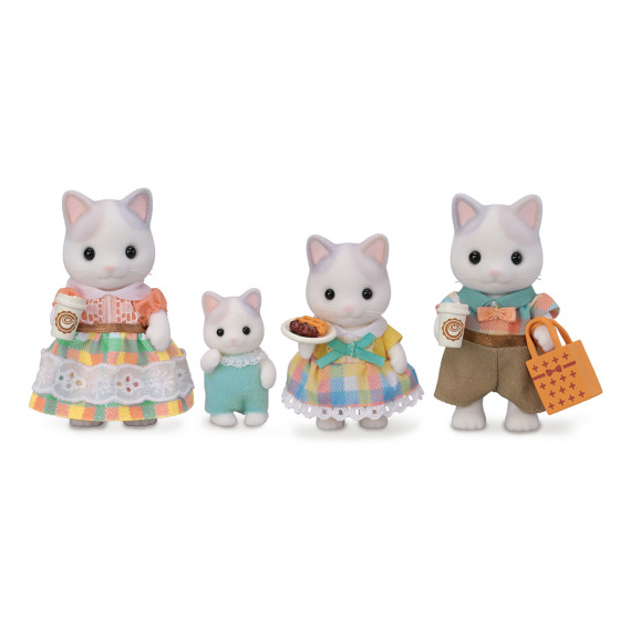 Sylvanian Families Family Latte Cats