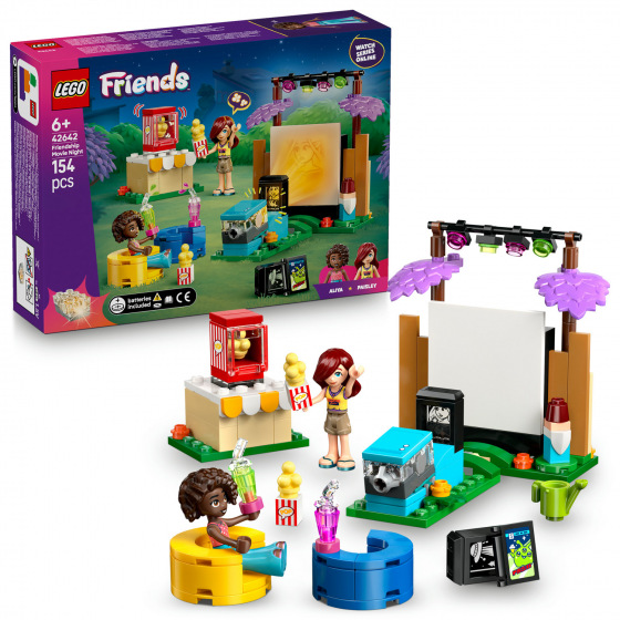 LEGO Friends 42642 Filmový večer s kamarády
