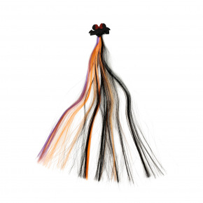 Rappa Spona s pramenem vlasů na Halloween