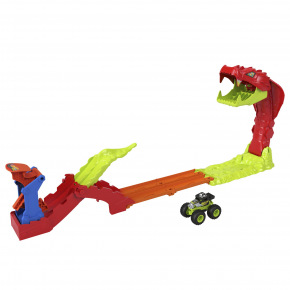 Mattel Hot Wheels MONSTER TRUCKS SNAKE SLAM TAKEDOWN