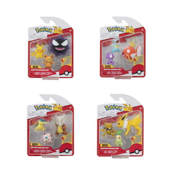 ORBICO Pokemon Figuren - 3 Stück im Set