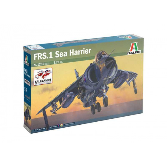 Italeri Model Kit letadlo 1236 - SEA HARRIER FRS.1 (1:72)
