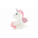 Teddies Snílek jednorožec s křídly plyš 38cm na baterie se světlem se zvukem v sáčku