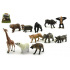 Teddies Zvířátko ZOO plast 10cm asst - cena za 1ks