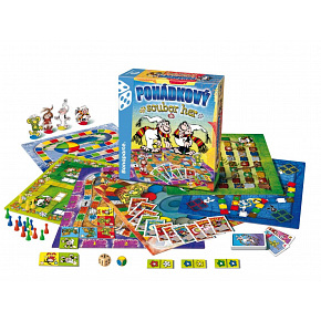 Bonaparte Spieleset Večerníček Gesellschaftsspiel in Schachtel 32x37x7cm