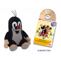 Moravská Ústředna Krtko hovoriace plyš 15cm na batérie so zvukom + DVD v krabici