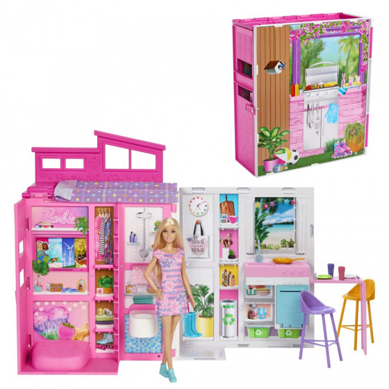 Mattel Barbie HAUS MIT PUPPE