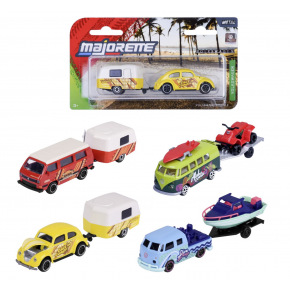 Majorette Autíčko s přívěsem VW The Originals Trailer, 4 druhy