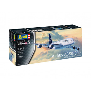 Revell Plastic ModelKit letadlo 03872 - Airbus A380-800 Lufthansa New Livery (1:144)