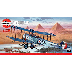 Airfix Classic Kit VINTAGE letadlo A01085V - Avro 504K (1:72)