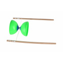 Teddies Diabolo groß Set Kunststoff/Holz 35x12cm 2 Farben auf Karte