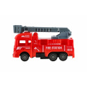 Teddies Auto hasiči plast 11cm na zpětné natažení 4 druhy