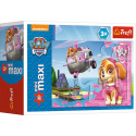 Trefl Puzzle 20mini MAXI-Rettungsfahrzeuge/Paw Patrol asst 4 Arten in Schachtel 11x8x4cm