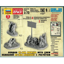 Zvezda Wargames (WWII) figurky 6209 - Ger. 80mm Mortar with Crew (Winter Unif.) (1:72)