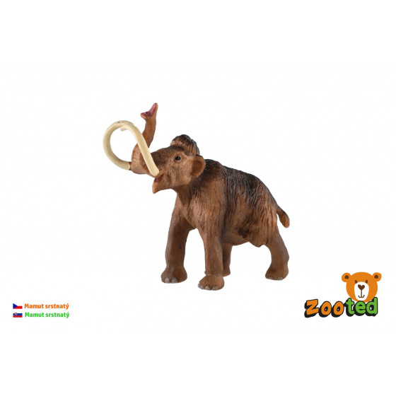 Mamut srstnatý zooted plast 14cm 