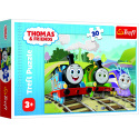 Trefl Puzzle Lokomotive Thomas/Glücklicher Thomas 27x20cm 30 Teile in Schachtel 21x14x4cm