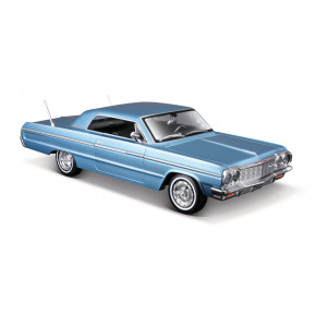 Maisto - Special Editon - 1964 Chevrolet Impala SS, kovová modrá, 1:26