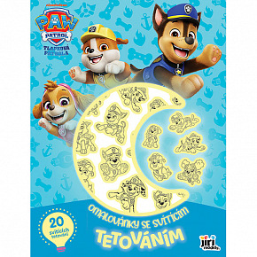 Jiri Models Omalovánky se svítícím tetováním Paw Patrol/Tlapková Patrola