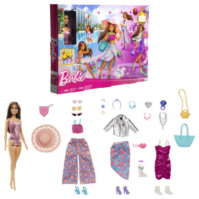 Mattel Barbie MÓDNÍ ADVENTNÍ KALENDÁŘ 2023