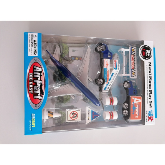 mac toys Kovová sada letiště