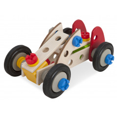 Simba HEROS Constructor Racer, 3 modely dřevěná stavebnice