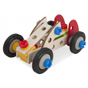 Simba HEROS Constructor Racer, 3 modely dřevěná stavebnice