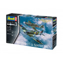 Revell ModelSet Flugzeug 63710 - Bf109G-10 & Spitfire Mk.In (1:72)