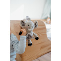 Slon babyted natahovací hrací strojek plyš 30cm závěs na postýlku/kočárek na kartě v sáčku 0m+