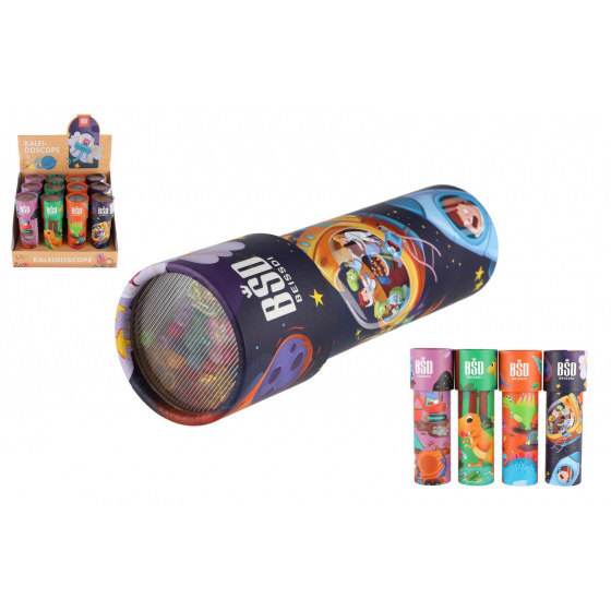 Teddies Kaleidoskop - Krasohled Dinosaurus papír 17cm 4 barvy 